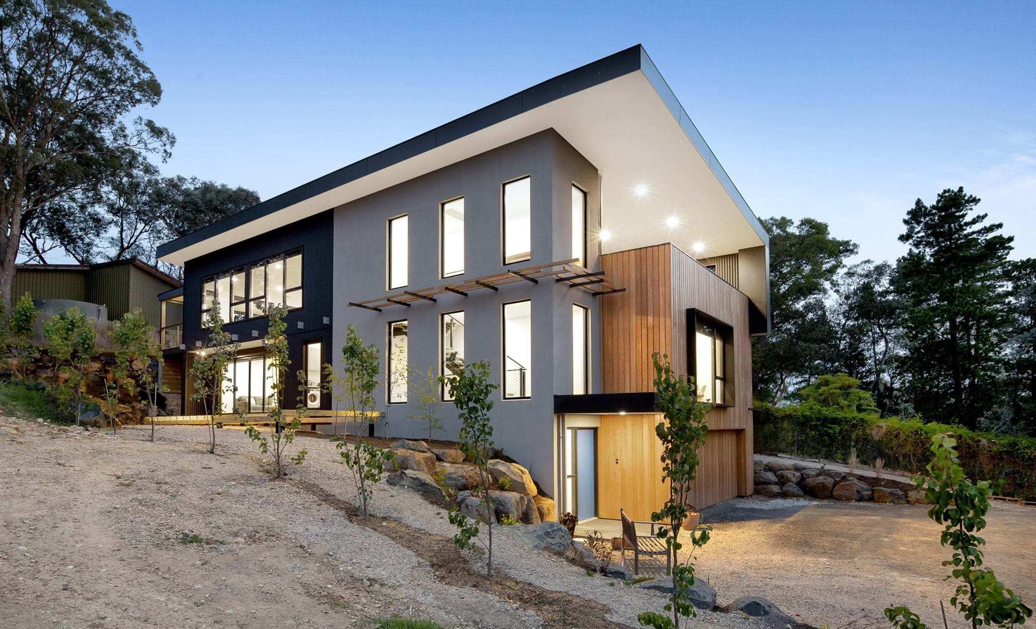 DJD Electrics installed all electrical to this award winning new build in Melbourne.