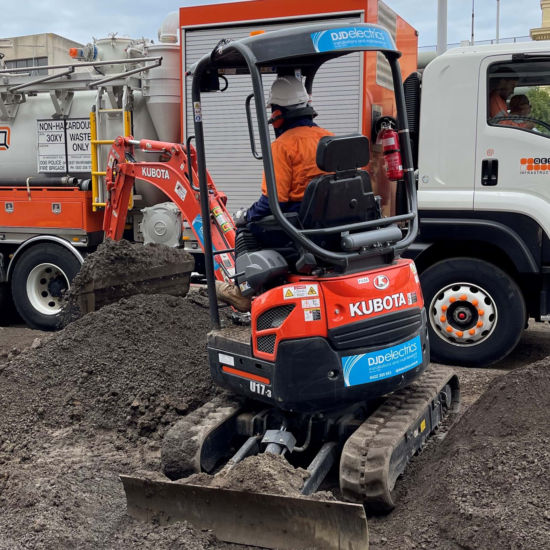 Excavator hire near Mitcham